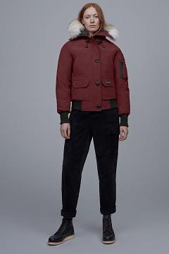 Chamarras Canada Goose Mujer México - Chilliwack Chaqueta De Bombardero Rojos Oscuro MX0213798
